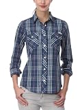 Hilfiger Denim Belinda Shirt T/S – Chemise – Femme – Carreaux Bleus/Blancs/Rose – XS