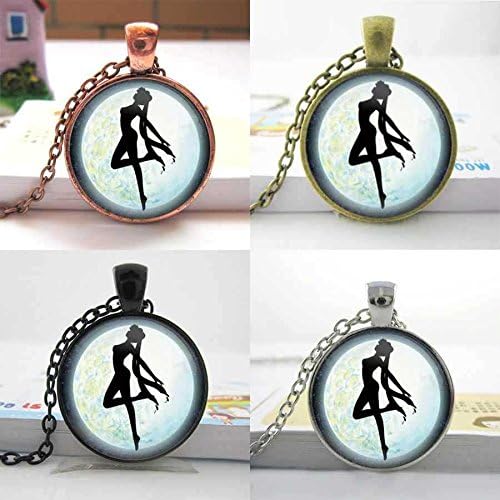 Pretty Lee Sailor Moon Star Totoro Necklace Anime Pendent Sailor Moon Jewelry Glow In Dark Best Friend Gift For Girls
