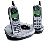 V-Tech VTIA5859 5.8GHz Dual Handset System w/CID & ITAD (Silver/Black)