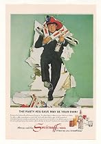 1965 Buddy Hackett Smirnoff Vodka Save Party Photo Print Ad
