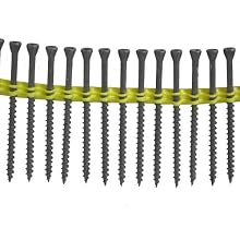 Quik Drive DTHQ3S Trim Head Screw for Deck and Dock 3-Inch with Quik Guard Corrosion Protection