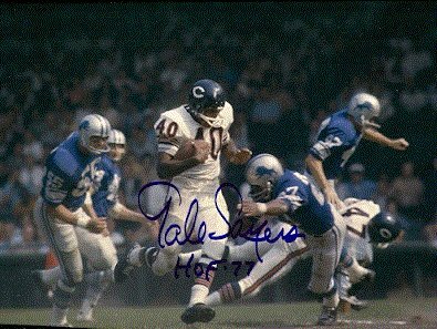 Autographed/Hand Signed Gale Sayers 8x10 Photo - Chicago Bears