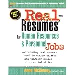 Real-Resumes for Human Resources and Personnel Jobs: Including Real Resumes Used to Change Careers and Transfer Skills to Other Industries (Real-Resumes Series) book cover