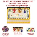 Elmo Cakes - Elmo Do-It-Yourself Cake Decorating Pkg. 12 - 5 Total Pieces