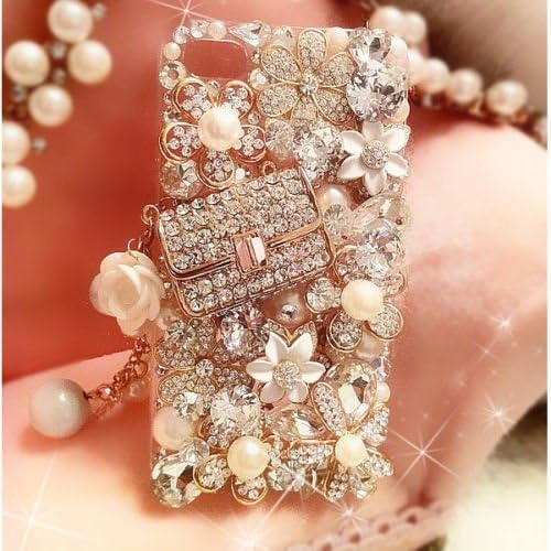 XDAYS(TM) 3D Hot Handmade Luxury Bling Jewelled Rhinestone Diamond Crystal Hard Case Cover For Smart Mobile Phones(Sony Xperia Z5 Premium)