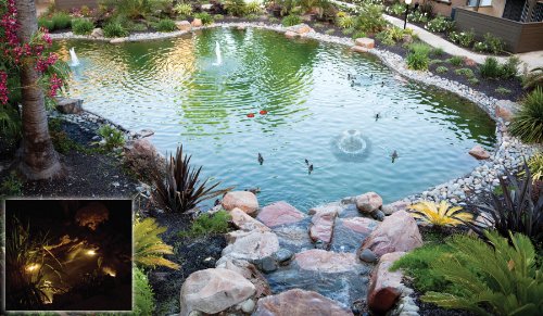 Koolatron KSPK-700G 700-Gallon Pond Kit with Lighting