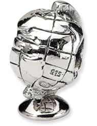 Sterling Silver Reflections Globe Bead