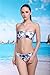 Polovi Women Swimsuit Bathing Suit Ink Painting Bandage Bikini Set 15286C0