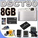 Sony Cyber-shot DSC-T90 - Digital camera - compact - 12.1 Mpix - optical zoom: 4 x - supported memory: MS Duo, MS PRO Duo