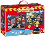 Fireman Sam 2 in 1 puzzles (12/24pce puzzle in a box)