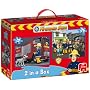 Fireman Sam 2-in-1 Puzzles (12 and 24 Pieces)