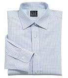 Traveler Pinpoint Check Spread Collar Dress Shirt Big or Tall