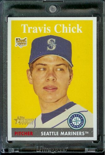 2007 Topps Heritage Baseball Card # 396 Miguel Perez RC - Rookie Card ? Cincinnati Reds - Mint Condition - In Protective Display Case