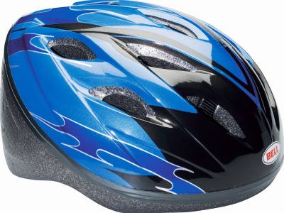 Bell Edge Youth Bike Helmet (Blue - Spiked)