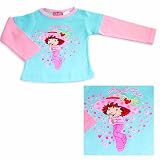 Strawberry Shortcake Angel Face Long-Sleeve Layered Shirt