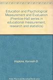 Educational and psychological measurement and evaluation