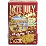 LateJulyOrganicClassicRichCrackers,6-OunceBoxes(Packof12)
