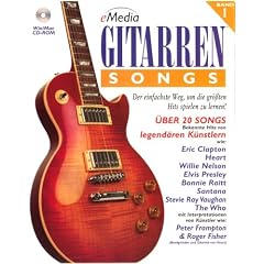 eMedia Gitarren-Songs, 1 CD-ROM Der einfachste Weg, um die gr��ten Hits spielen zu lernen! �ber 20 Songs. Bekannte Hits von legend�ren K�nstlern. F�r Windows 95/98/ME/NT/2000/XP u. Macintosh Power PC 7.5.3+ oder OS X