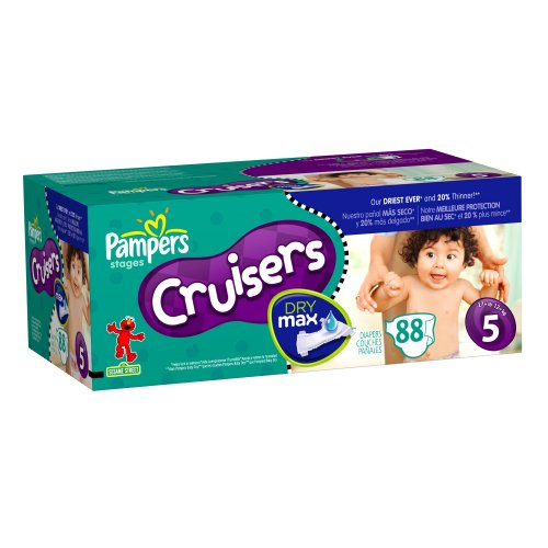 pampers cruisers dry max diapers size 5 88 count  more detail click!