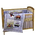 Lambs and Ivy Travel Time 4-pc. Bedding Set