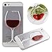 Eforcase Fashion 3D Aquarium Case for iPhone 6,Liquid Goblet Plastic Case for iPhone 6 4.7 inch,Clear Red Wine Hard Case for iPhone 6,Floating Plastic Hard Back Cover for iPhone 6 4.7 inch(Clear Red Wine)