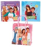 High School Musical 2 Party Favor Gift Bags - Set of 12