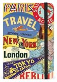Cavallini Small Notebooks Travel 4 x 6