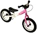 bike*star 30.5cm (12 Inch) Kids Learner Balance Beginner Run Bike Sport - Pink & White