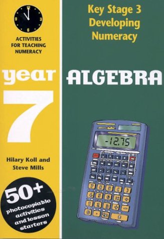 Developing Key Stage 3 Numeracy: Algebra Year 7 (Developings)