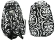 Jet Deluxe Large Back Pack Tennis Bag Paisley Blk & White '08