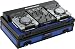 Marathon Flight Road MA-CDJ10V2Blkblue Blue - Black Series - Coffin Holds 2X Small Format CD Players: Pioneer CDJ-400 + 10-Inch Mixer: Pioneer DJm400