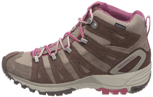 Merrell Avian Light Mid Wtpf, Chaussures montantes femme - Marron (Brindle/Rosewood), 41 EU