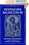 Syntagma Musicum III (Oxford Early Music) (Pt.3)