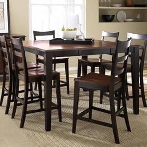 Bristol Point Butterfly Gathering Table in Oak and Espresso