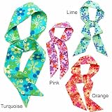L. Erickson USA Elastic Loop Headband - Daisy Power 100% Cotton