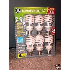Buy GE 26 Watt Energy Smart CFL - 6 Pack - 100 Watt ouput by General Electric