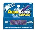 Mack's AquaBlock Earplugs - Purple (2 pair)
