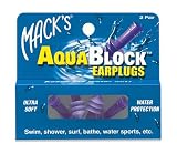Macks AquaBlock Earplugs - Purple (2 pair)