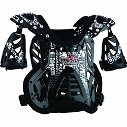MSR Racing Metal Mulisha Men's Roost Deflector Off-Road Motorcycle Body Armor - Black