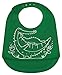 modern-twist Baby Silicone Bucket Bib, Crocodile Cuddles, Green