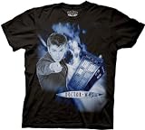 Dr. Doctor Who Space Vortex Mens Black Tee