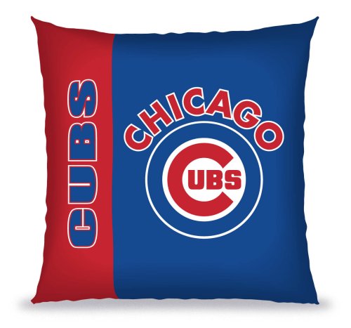 Buy Chicago Cubs MLB 27 in Vertical Stitch Pillow by Biederlack
