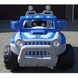 FERNBEDIENBARES Elektroauto Kinderauto Elektro Auto Jeep BLAUvon "crooza"