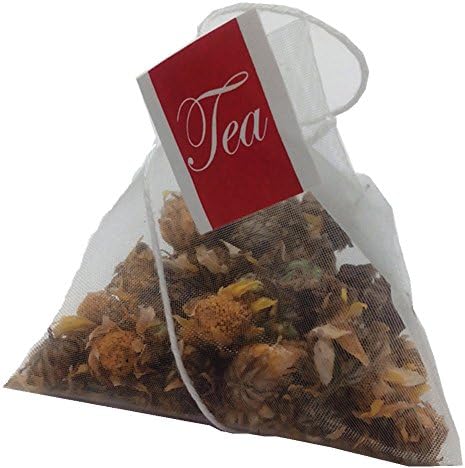 50pcs Empty Disposable Heat Sealing Filter Bags for Loose Tea