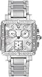 Stainless Steel Diamond Chronograph Silver Dial