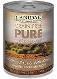 CANIDAE Grain Free PURE Elements with Chicken, Turkey, and Lamb Can Formula For Cats, Pack of 12