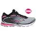 Saucony Women's Powergrid Cortana Running Shoe,Silver/Black/Pink,7.5 M US