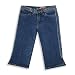 Ave Blu - Girls Denim Capri, Blue