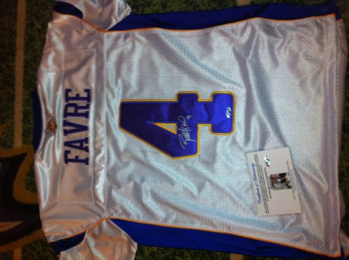 Brett Favre Autographed Hand Signed Minnesota Vikings Authentic Jersey