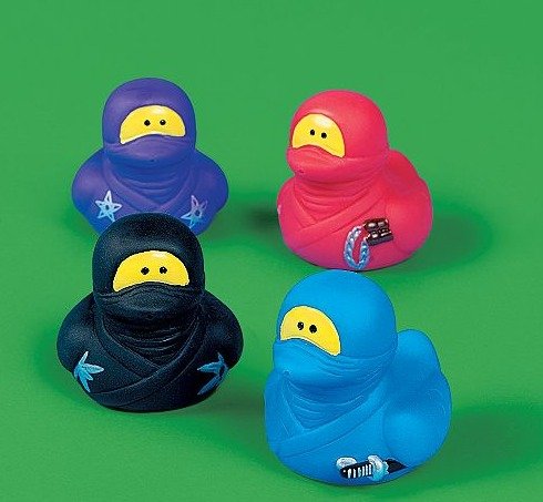 Ninja Rubber Duckies (1 dz)